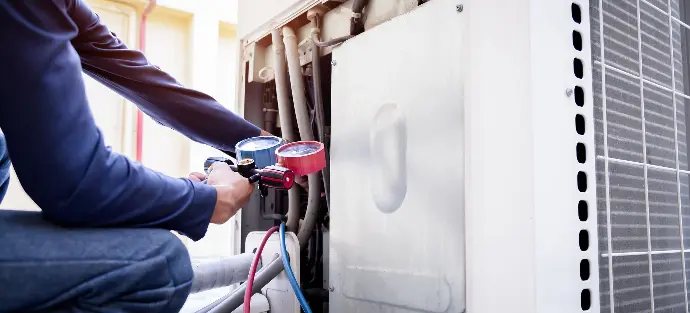 Mantenimiento minisplit carga de gas