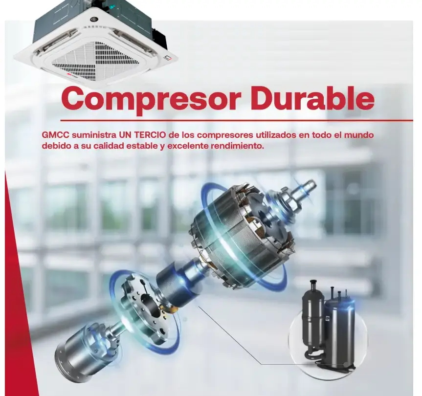 Cassette 3 Ton Compresor durable