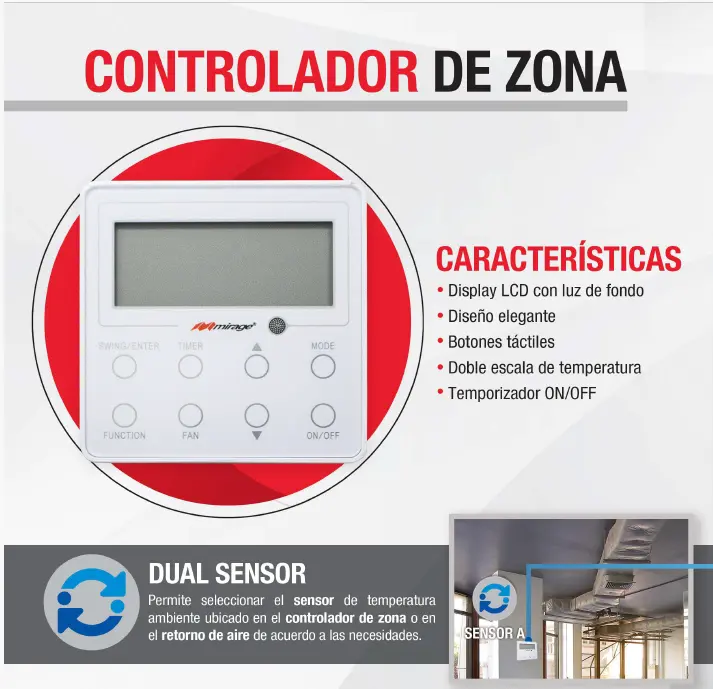 Paquete Aire Acondicionado 10 Ton Control de zona.webp