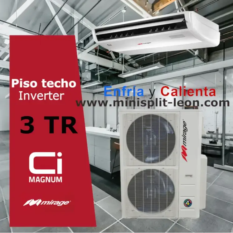 Piso Techo Mirage 3 TR Frio y Calor