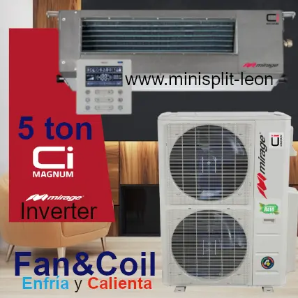 [CLC601N+EDC601M] Fan Coil 5 Ton Inverter Mirage
