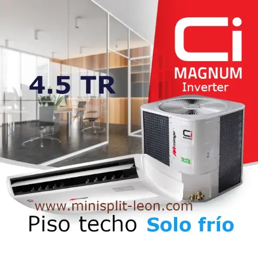 [Aire Acondicionado Pisto Techo Mirage] Piso Techo Inverter Mirage 4.5 TR Solo frío