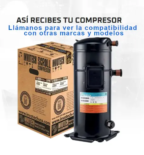 [YH200C7-210] Compresor Scroll 7.5 HP  YH200C7-210 | 83,000 BTU Compatible al  ZP90KCE-TF5-950