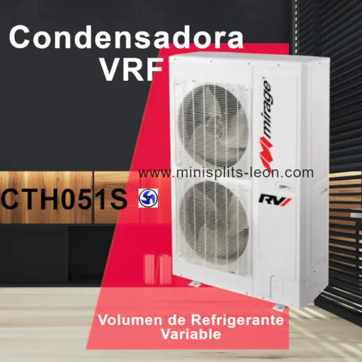 VRF CTH051S 5 Ton Condensadora RVI Mirage