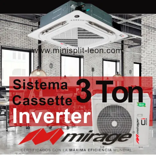 [CLC361N+EFC361N] Aire tipo Cassette 3 Ton Mirage