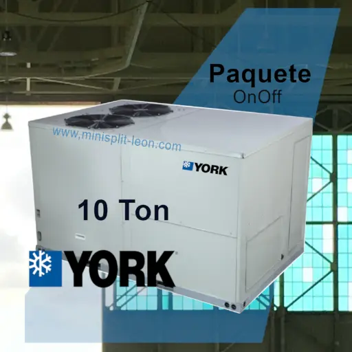 Paquete York 10 Ton YMMRZC120BAAKBKX